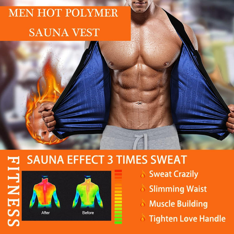 Traje de sauna para homens